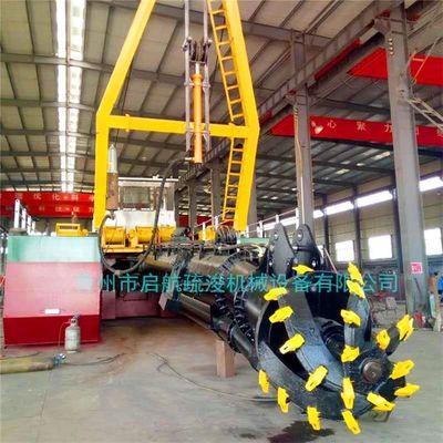 Machine de dragage de rivière CTS type fente Dredger à aspiration à coupe hydraulique avec moteur Cummins