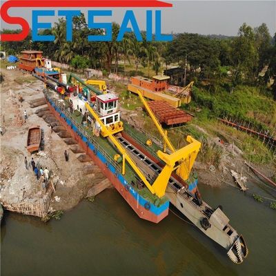736 kW moteur auxiliaire cyclone type 28 pouces coupeur aspirateur dragueuse de sable pour rivière