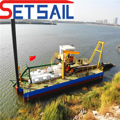 Rexroth hydraulique 12 pouces coupeuse aspiration bateau de sable de rivière avec 10 mm plaque de pont CTS fente