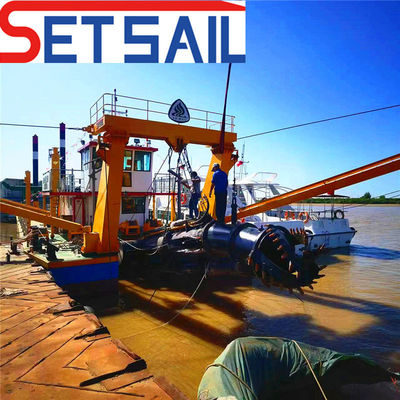 Dredger de sable à aspiration à coupe personnalisé pour l'entretien de la rivière et après-vente à vie