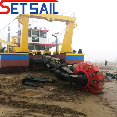 Dredger à aspiration à roue de godet contrôlé par PLC Siemens Dredger à sable avec performance