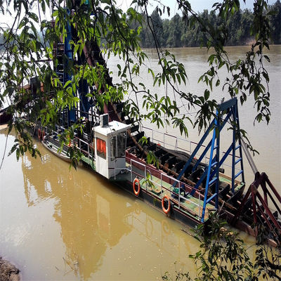 Vibration Chut Chain Bucket River Mining Dredger pour le dragage de l'or Profondeur de dragage de 2 à 30 m