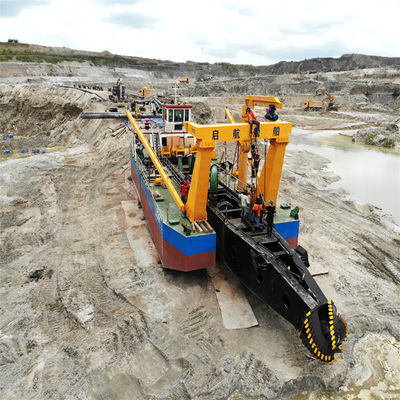 Dégraphieuse à aspiration pour le dragage de boue en rivière, à moteur diesel, profondeur 0,5 M à 30 M