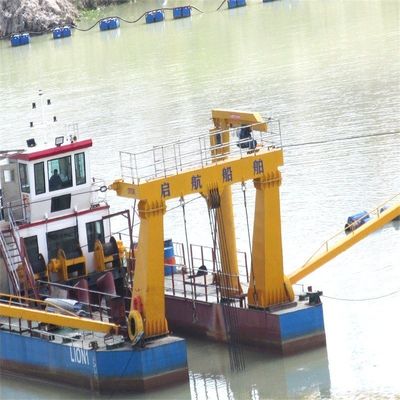 Dégraphieuse à aspiration pour le dragage de boue en rivière, à moteur diesel, profondeur 0,5 M à 30 M