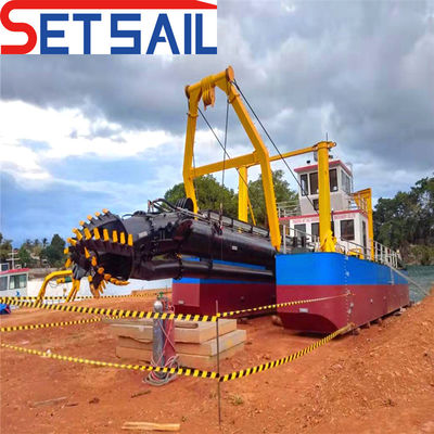 1.5m hauteur cyclone type 8 pouces coupeuse aspiration drague de sable navire avec ancrage