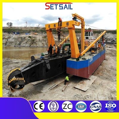 40000 kg de paquet Poids brut pompe à sable hydraulique moteur diesel coupeur aspirateur dragueur