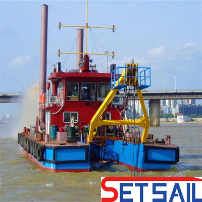 Dredger à aspiration à coupe de 200 m3/h avec capacité et performances de moteur hydraulique diesel