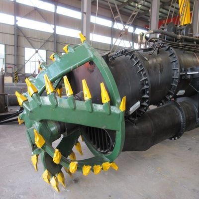 30kw-500kw Puissance de la tête de coupe Coupe hydraulique Suction Dredger minier pour le sable et l'or