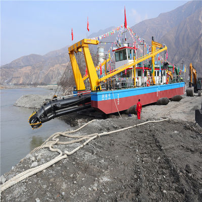 30kw-500kw Puissance de la tête de coupe Coupe hydraulique Suction Dredger minier pour le sable et l'or