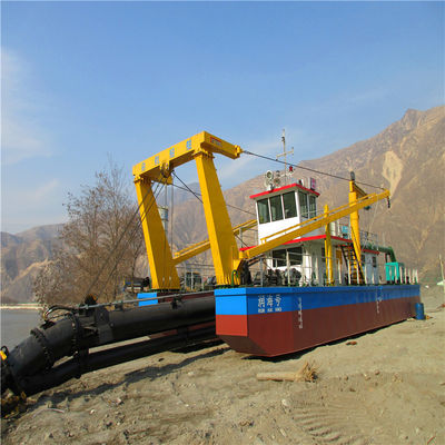 30kw-500kw Puissance de la tête de coupe Coupe hydraulique Suction Dredger minier pour le sable et l'or