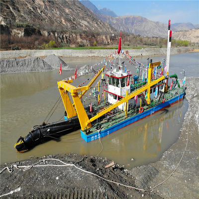 30kw-500kw Puissance de la tête de coupe Coupe hydraulique Suction Dredger minier pour le sable et l'or