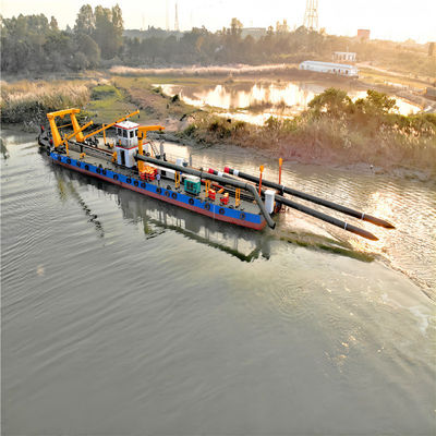 30kw-500kw Puissance de la tête de coupe Coupe hydraulique Suction Dredger minier pour le sable et l'or