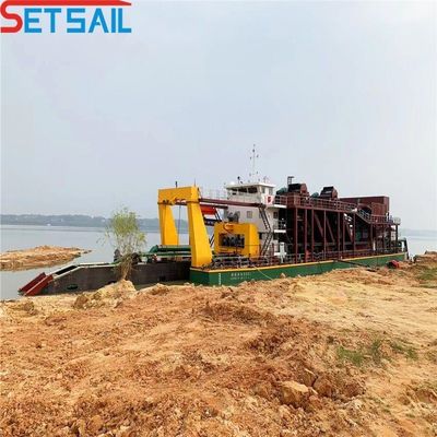 Dredger à aspiration avec moteur diesel Cummins et certification CE