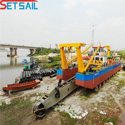 Dredger à aspiration avec moteur diesel Cummins et certification CE