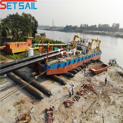 Dredger à aspiration avec moteur diesel Cummins et certification CE