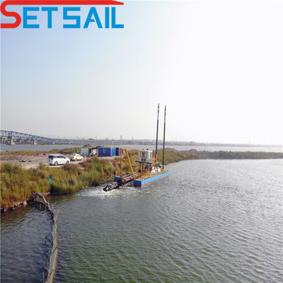 Demande personnalisée Dredger hydraulique automatique à aspiration pour le lac de rivière