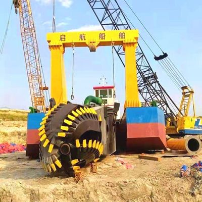 Service après-vente à vie Coupeuse diesel aspiratrice dragueuse à sable avec Rexroth hydraulique
