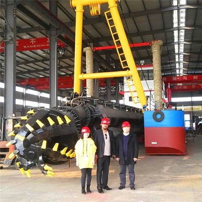 Service après-vente à vie Coupeuse diesel aspiratrice dragueuse à sable avec Rexroth hydraulique