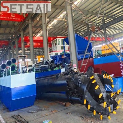 Système de commande électrique Dredger à sable à moteur diesel pour l'extraction du sable des rivières et des lacs