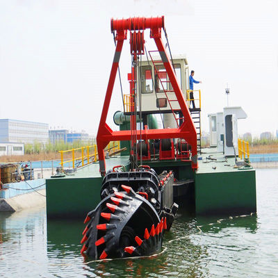 1500m3 Flux d'eau 12 pouces Coupeur hydraulique dragueuse à aspiration pour équipement de dragage