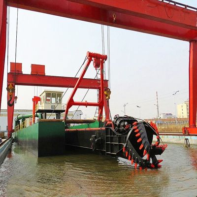 1500m3 Flux d'eau 12 pouces Coupeur hydraulique dragueuse à aspiration pour équipement de dragage