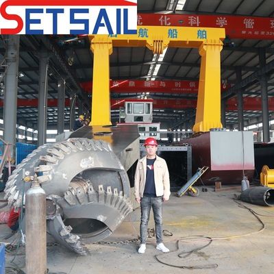 Rexroth Coupeur hydraulique aspirateur dragueuse à sable avec moteur diesel Politique de remboursement de 30 jours