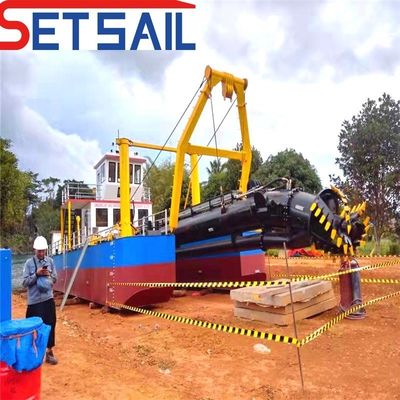 Dredger hydraulique à découpe de sable de rivière sur mesure