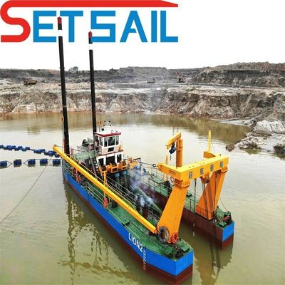 Moteur Cummins Siemens PLC 3500m3 coupeur aspirateur dragueuse de sable pour le dragage à grande échelle
