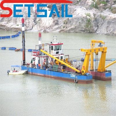 Moteur Cummins Siemens PLC 3500m3 coupeur aspirateur dragueuse de sable pour le dragage à grande échelle