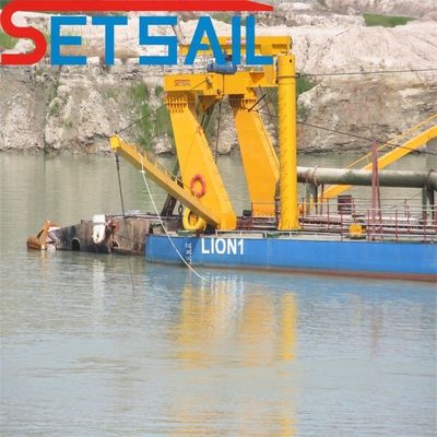 Moteur Cummins Siemens PLC 3500m3 coupeur aspirateur dragueuse de sable pour le dragage à grande échelle