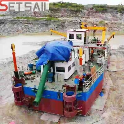 Coupeuse à moteur diesel hydraulique et personnalisée Dredger à aspiration Capacité 160m3- 5000m3