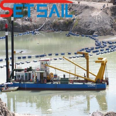 La drague à aspiration à tête hydraulique est appréciée par les clients du monde entier