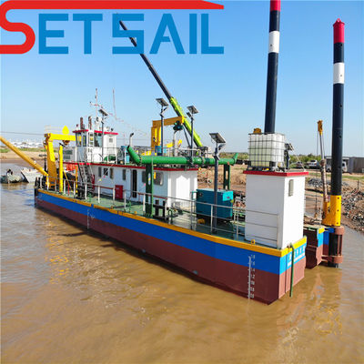 360000.000kg Package Poids brut moteur diesel pompe à boue coupeuse aspiratrice dragueuse pour le sable