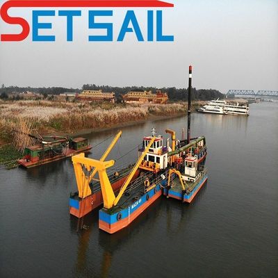 360000.000kg Package Poids brut moteur diesel pompe à boue coupeuse aspiratrice dragueuse pour le sable