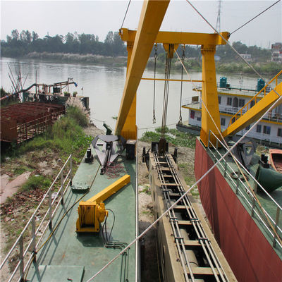 Dredger à aspiration à moteur diesel avec certification CE et débit d'eau de 450 à 200000 m3