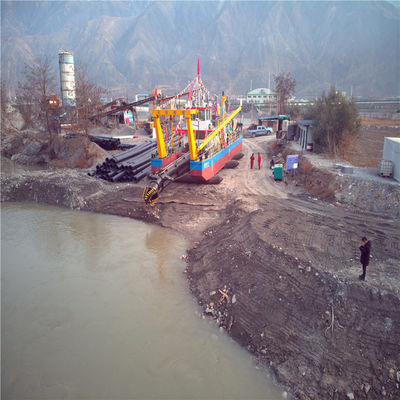Dredger à aspiration à moteur diesel avec certification CE et débit d'eau de 450 à 200000 m3