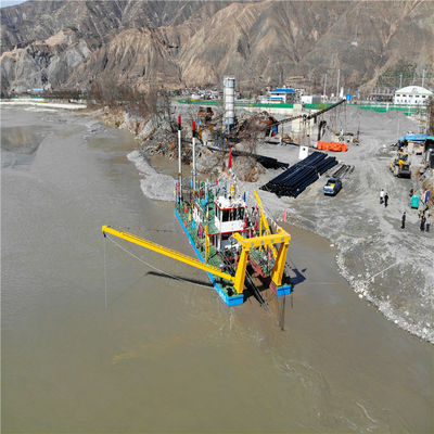 Dredger à aspiration à moteur diesel avec certification CE et débit d'eau de 450 à 200000 m3