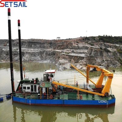 Dégraisseur à aspiration à coupe de 12 pouces Dégraisseur hydraulique avancé pour l'extraction du sable des rivières