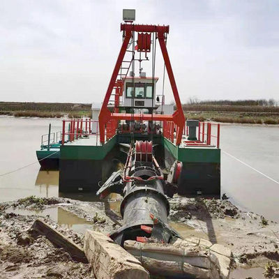 Machines de dragage à aspiration à double pompe à sable avec moteur diesel 28-1000 tonnes de poids total