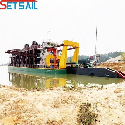 Dredger à aspiration à coupe personnalisé avec solution de dragage à tête de coupe à commande hydraulique
