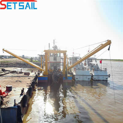 Dredger à aspiration à coupe personnalisé avec solution de dragage à tête de coupe à commande hydraulique