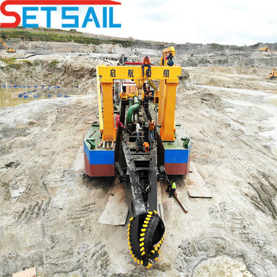 Cummins 160kw-3000kw coupeur aspirateur dragueuse machines minières avec parachute d'agitation d'or