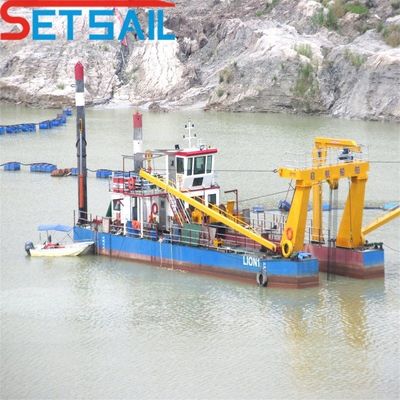 Machines de dragage de sable à aspiration de 12 pouces avec Rexroth hydraulique et tête de 53 mètres