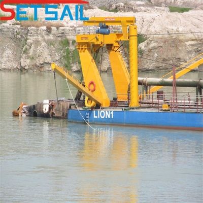 Machines de dragage de sable à aspiration de 12 pouces avec Rexroth hydraulique et tête de 53 mètres