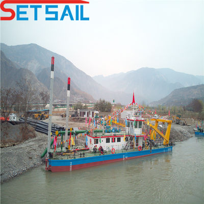 Dredger à aspiration à coupe de 10 pouces avec puissance de moteur auxiliaire de 122 kW de Siemens et Cummins