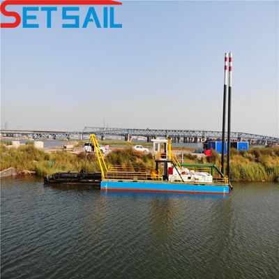 Dredger à aspiration à coupe de 10 pouces avec puissance de moteur auxiliaire de 122 kW de Siemens et Cummins