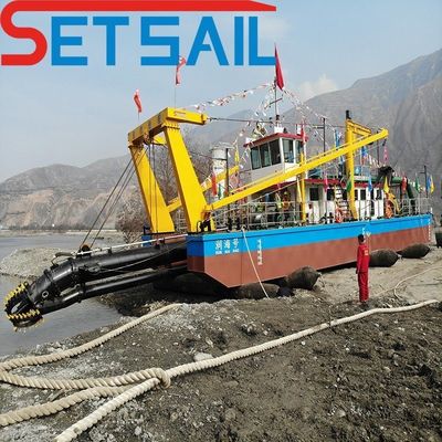 Système PLC Siemens Dredger à sable à moteur diesel utilisé dans la rivière pour des besoins personnalisés