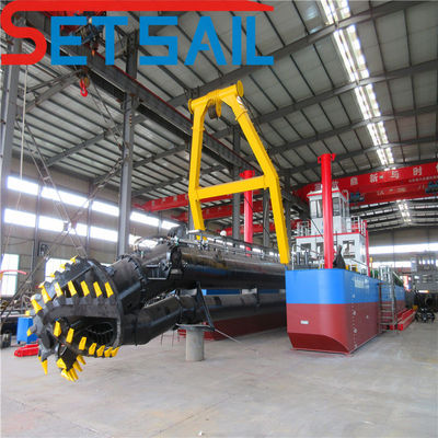 Système PLC Siemens Dredger à sable à moteur diesel utilisé dans la rivière pour des besoins personnalisés