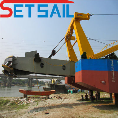 Système PLC Siemens Dredger à sable à moteur diesel utilisé dans la rivière pour des besoins personnalisés