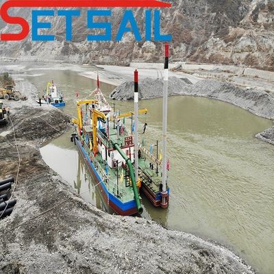 Système PLC Siemens Dredger à sable à moteur diesel utilisé dans la rivière pour des besoins personnalisés